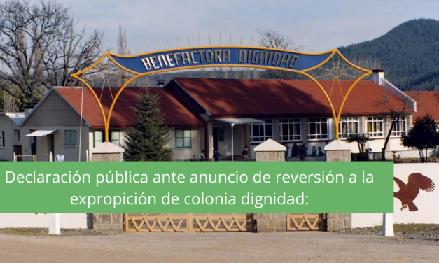 Declaración pública respecto a Colonia Dignidad: