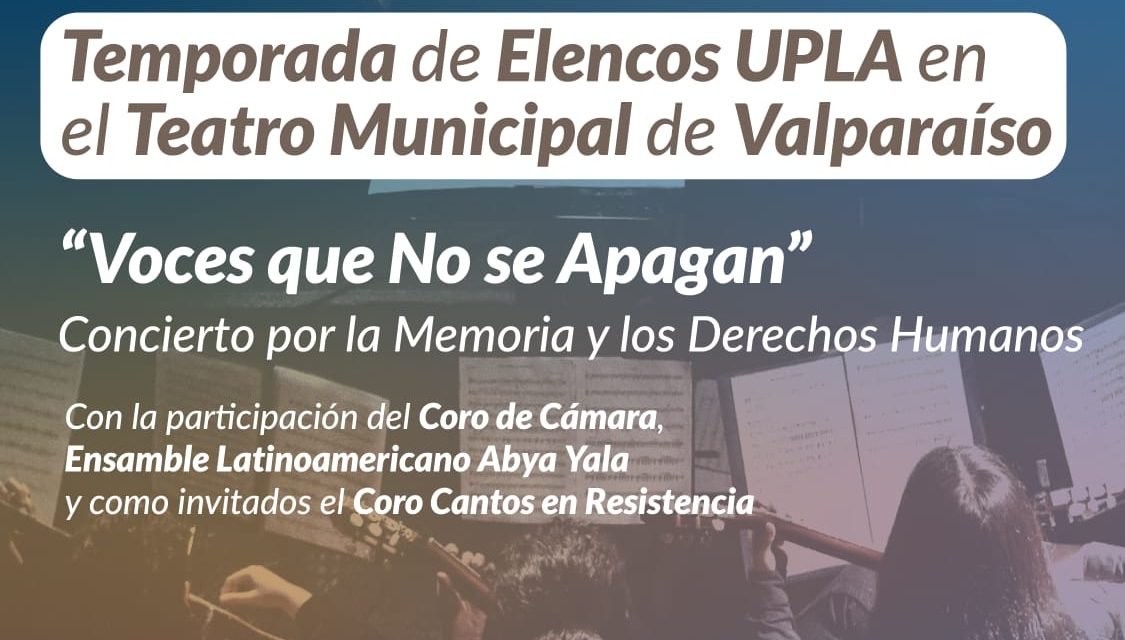 Compartimos Invitación a concierto «Voces que No se Apagan»