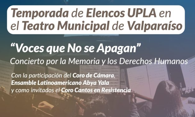 Compartimos Invitación a concierto «Voces que No se Apagan»